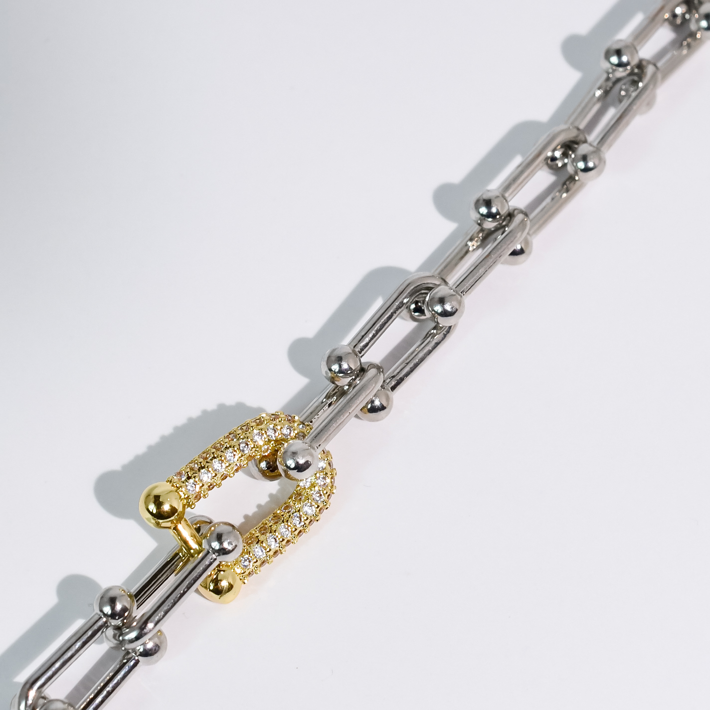 Lock It In Silver/Gold Bracelet