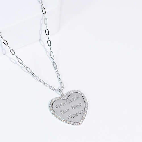 Love Each Other Silver Necklace