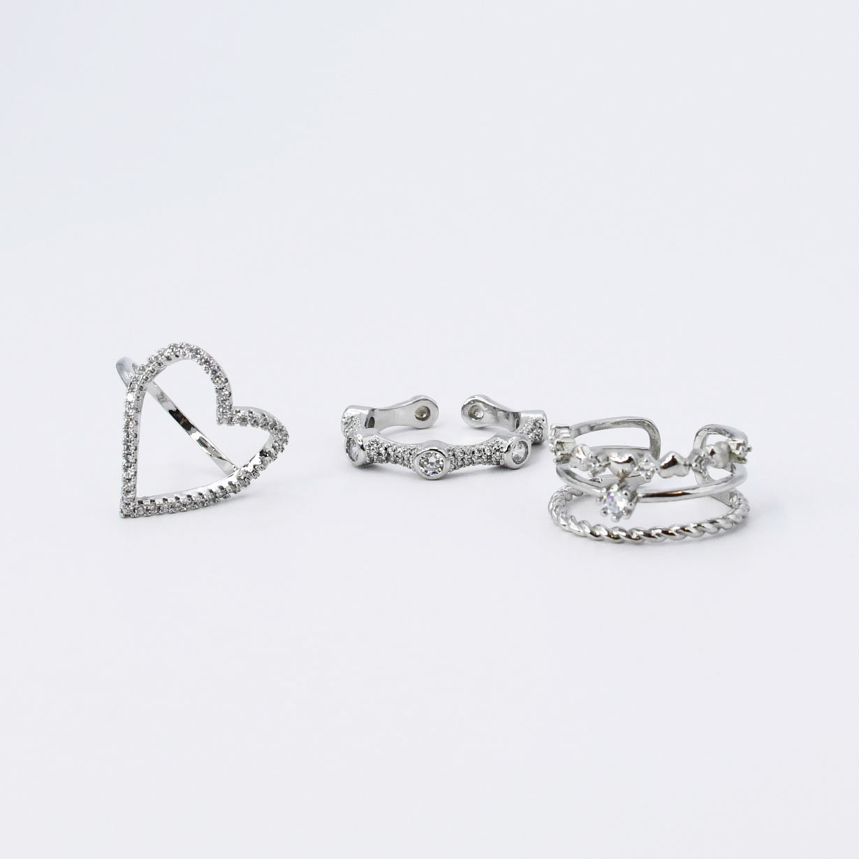 Love Silver Ring Set F10