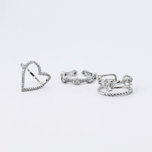 Load image into Gallery viewer, Love Silver Ring Set F10
