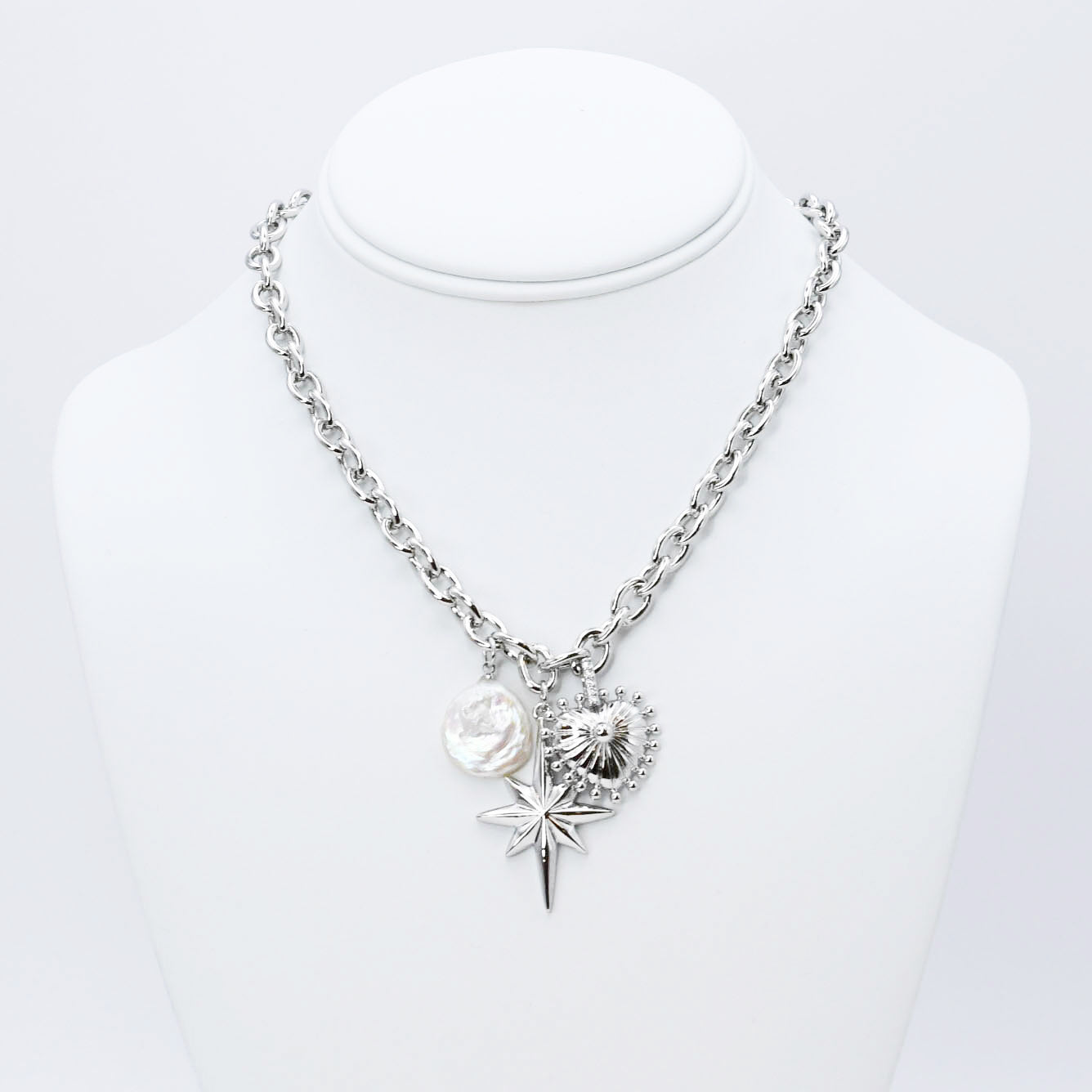 Lovely Link Necklace Silver L2