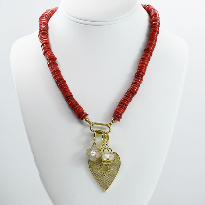 Lover's Glow Charm Necklace