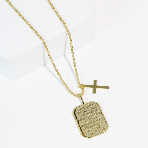 Luke 1:45 Gold Necklace