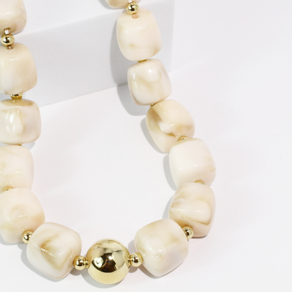 Lumi Cream Necklace