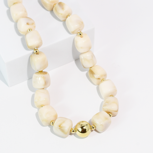 Lumi Cream Necklace