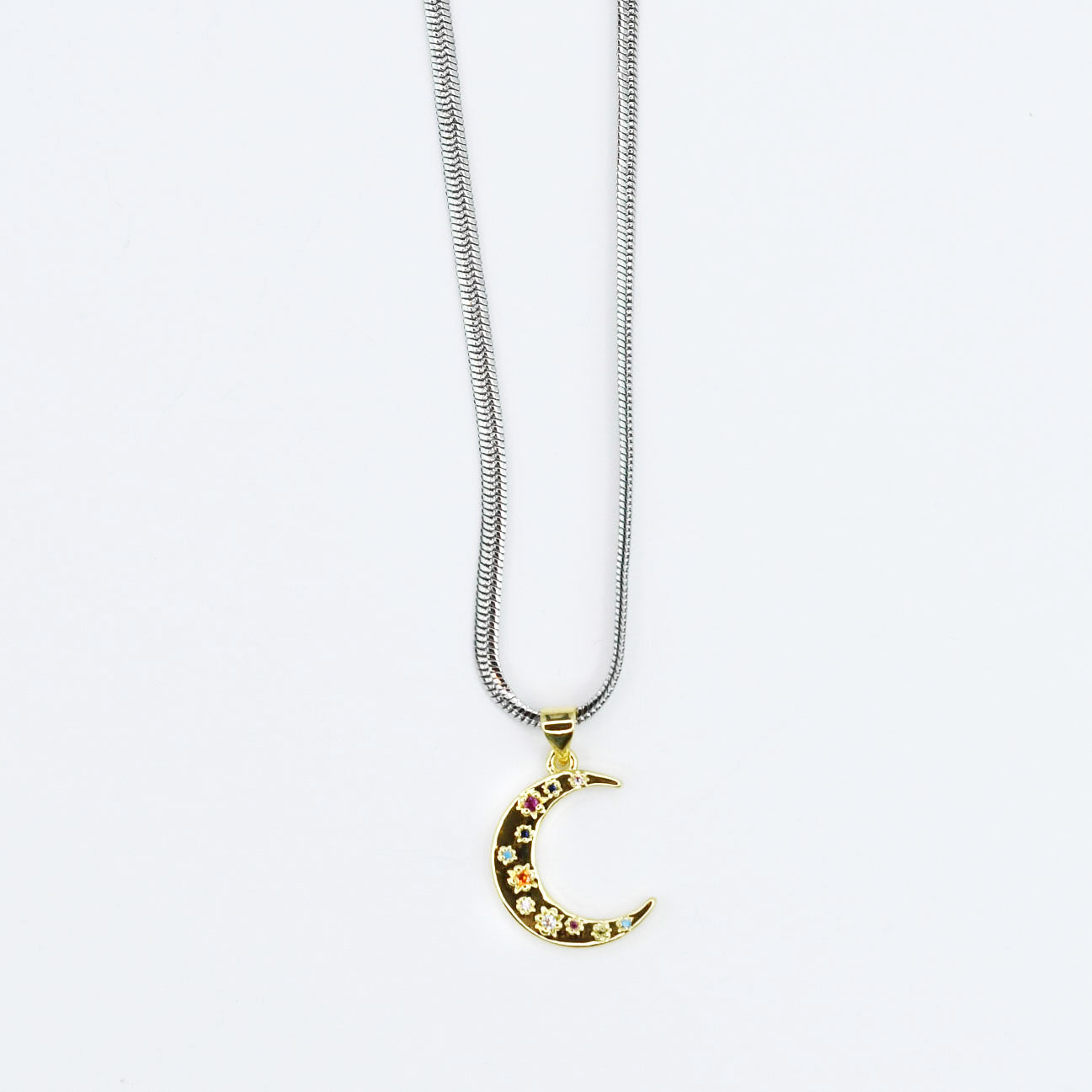 Lunar Stellar Pendant Necklace