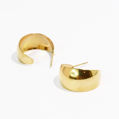Luxe Dome Gold Earring waterproof