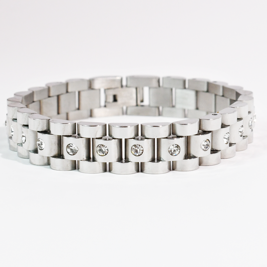 Luxe Everyday Bracelet Silver Waterproof