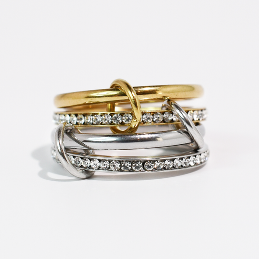 Luxe Layer Band Silver Size 7