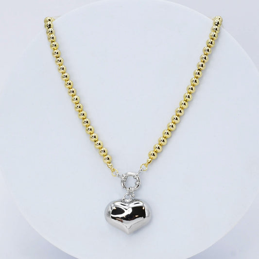 Luxe Love Gold/Silver Necklace J42