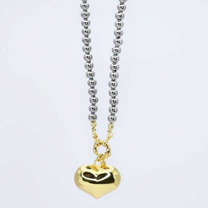 Luxe Love Silver/Gold Necklace J45