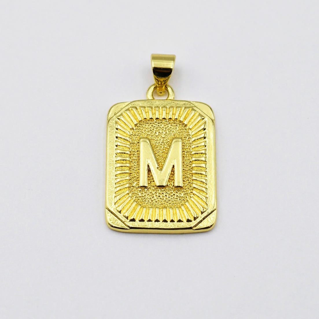 Medallion Initial Charm