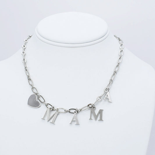 Mama Charm Silver Necklace