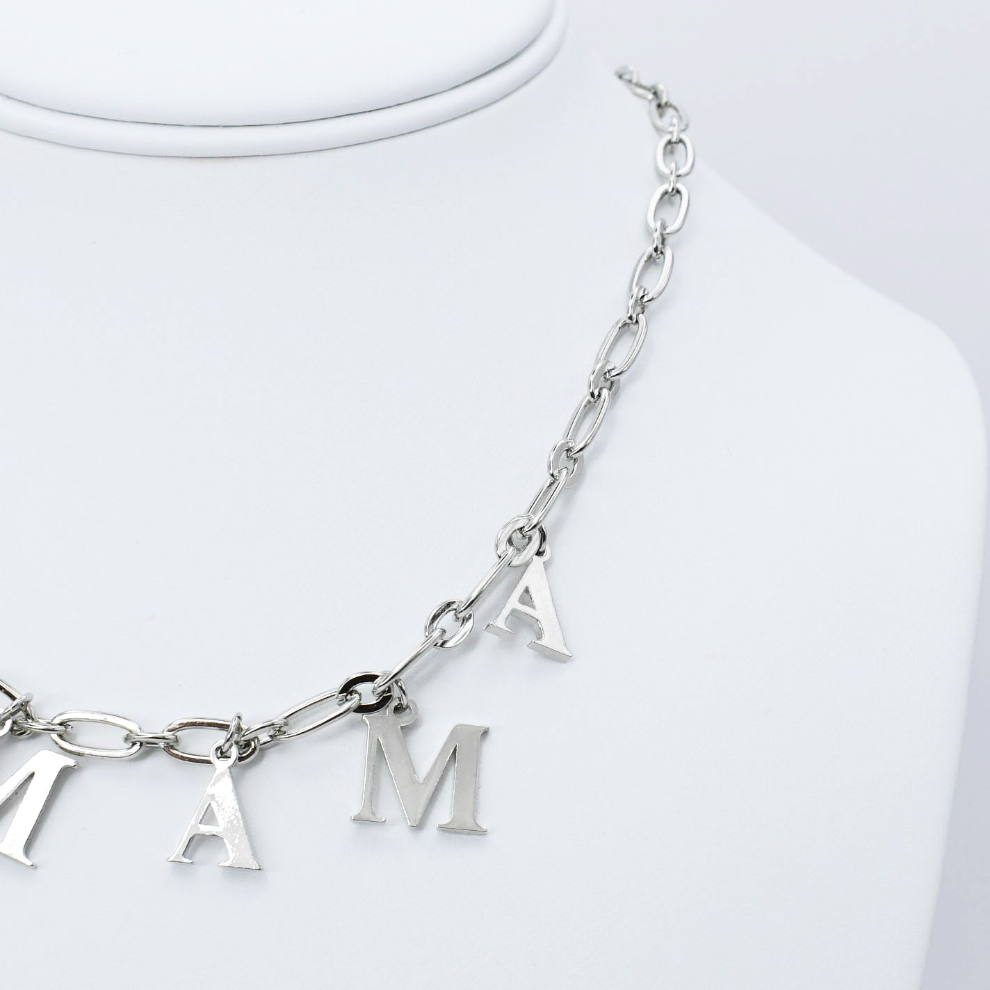 Mama Charm Silver Necklace