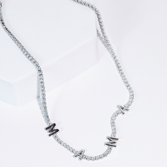 Mama Glow Silver Necklace