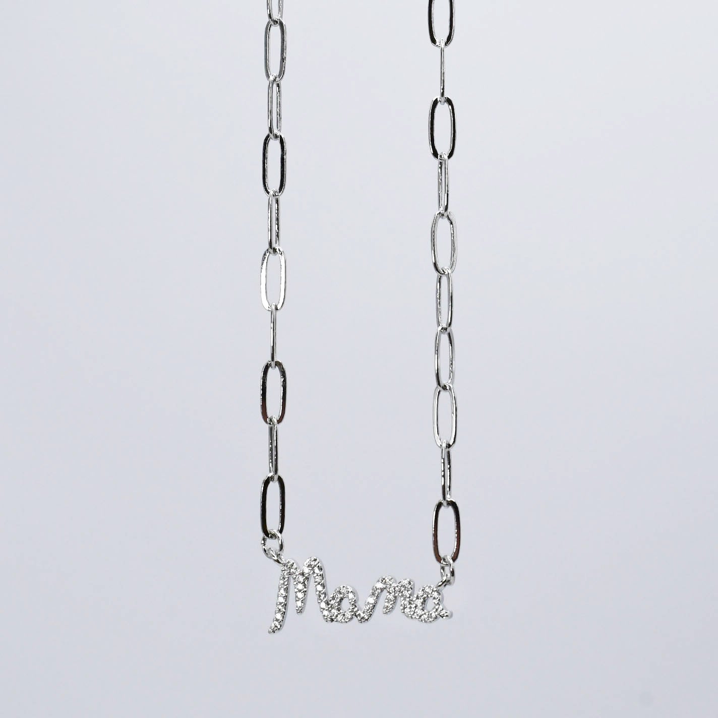 Mama Necklace Silver