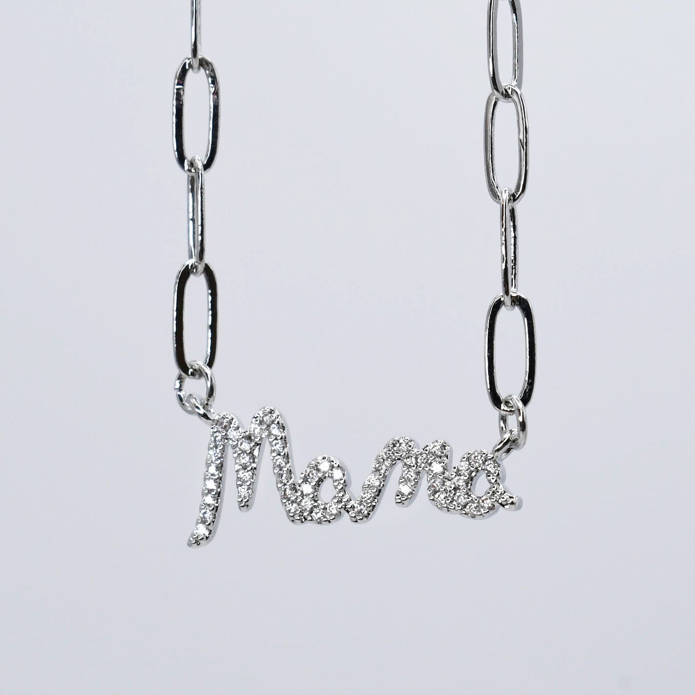 Mama Necklace Silver