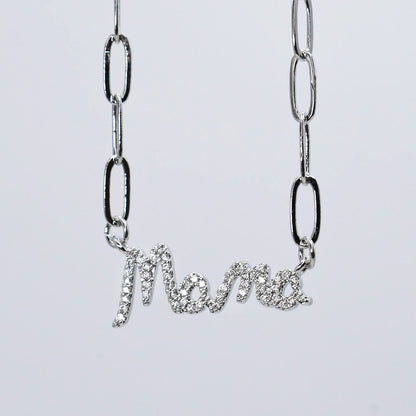 Mama Necklace Silver