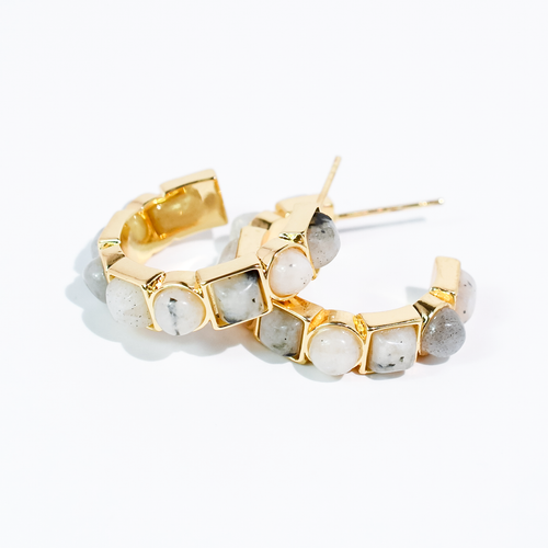 Marble Luxe Hoop