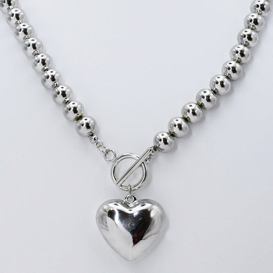 Mega Love Silver Necklace J23