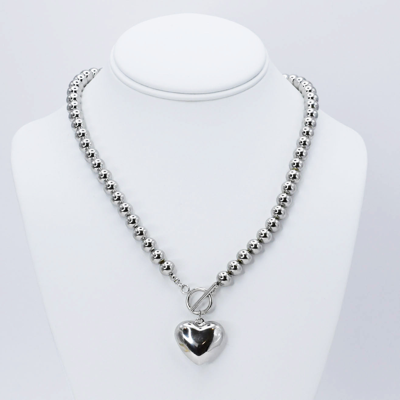 Mega Love Silver Necklace J23