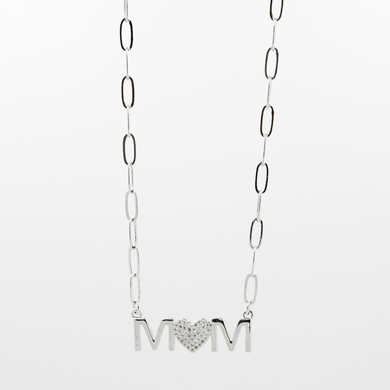 Mom Heart Silver J37