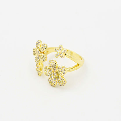 Multi Flower Ring P7