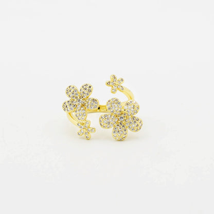 Multi Flower Ring P7