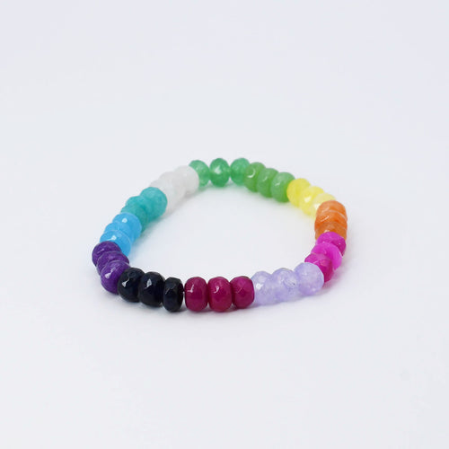 Multi Gemstone Beaded Bracelet T62