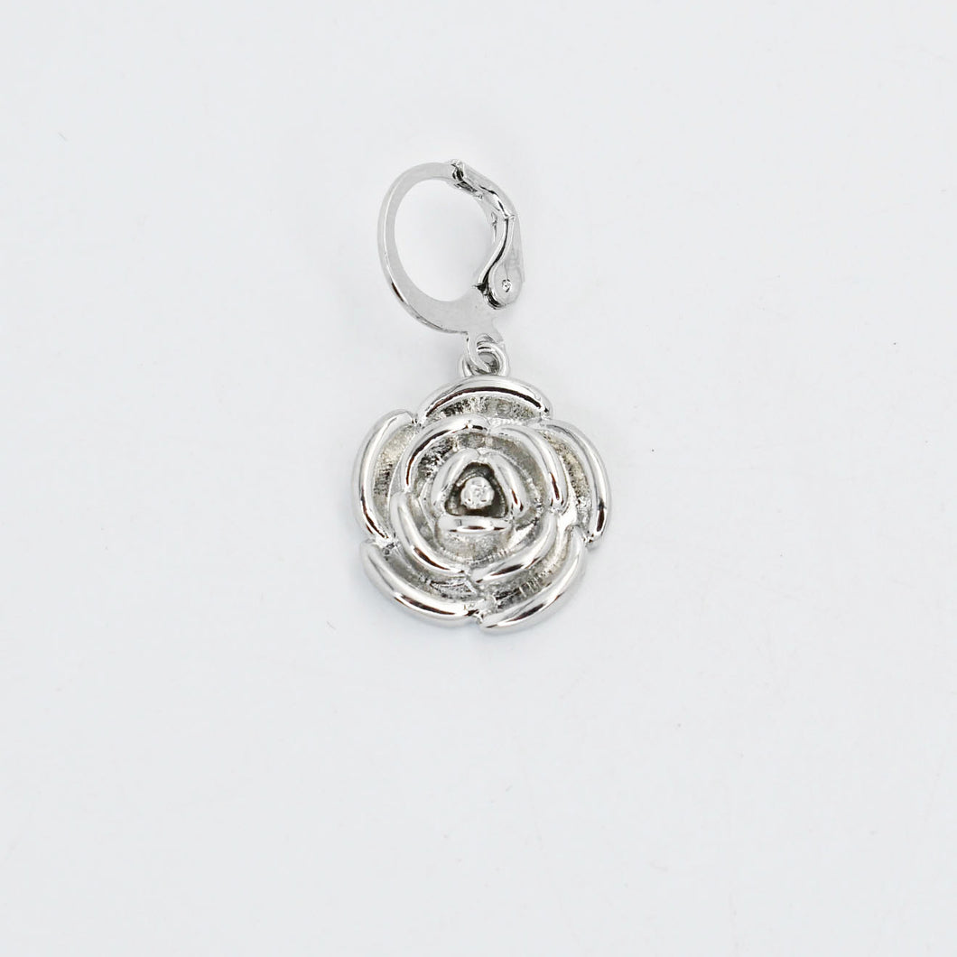 My Rose Silver Charm