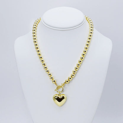 Mega Love Gold Necklace J23