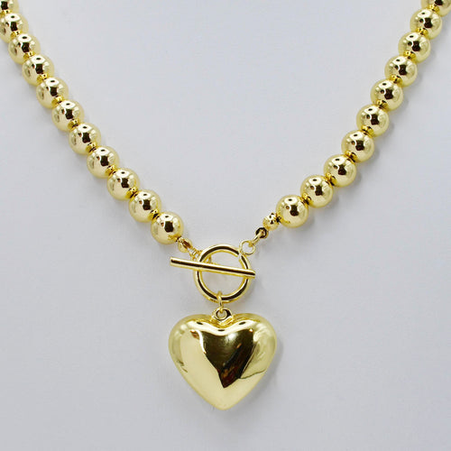 Mega Love Gold Necklace J23