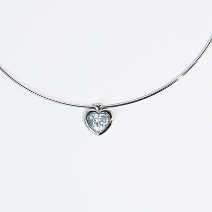 One Love Necklace Silver