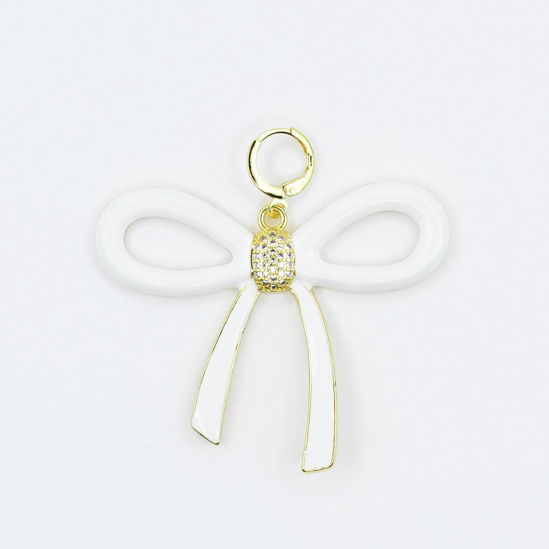 Oversized Bow White
