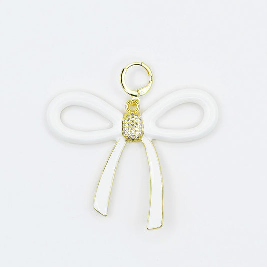 Oversized Bow White