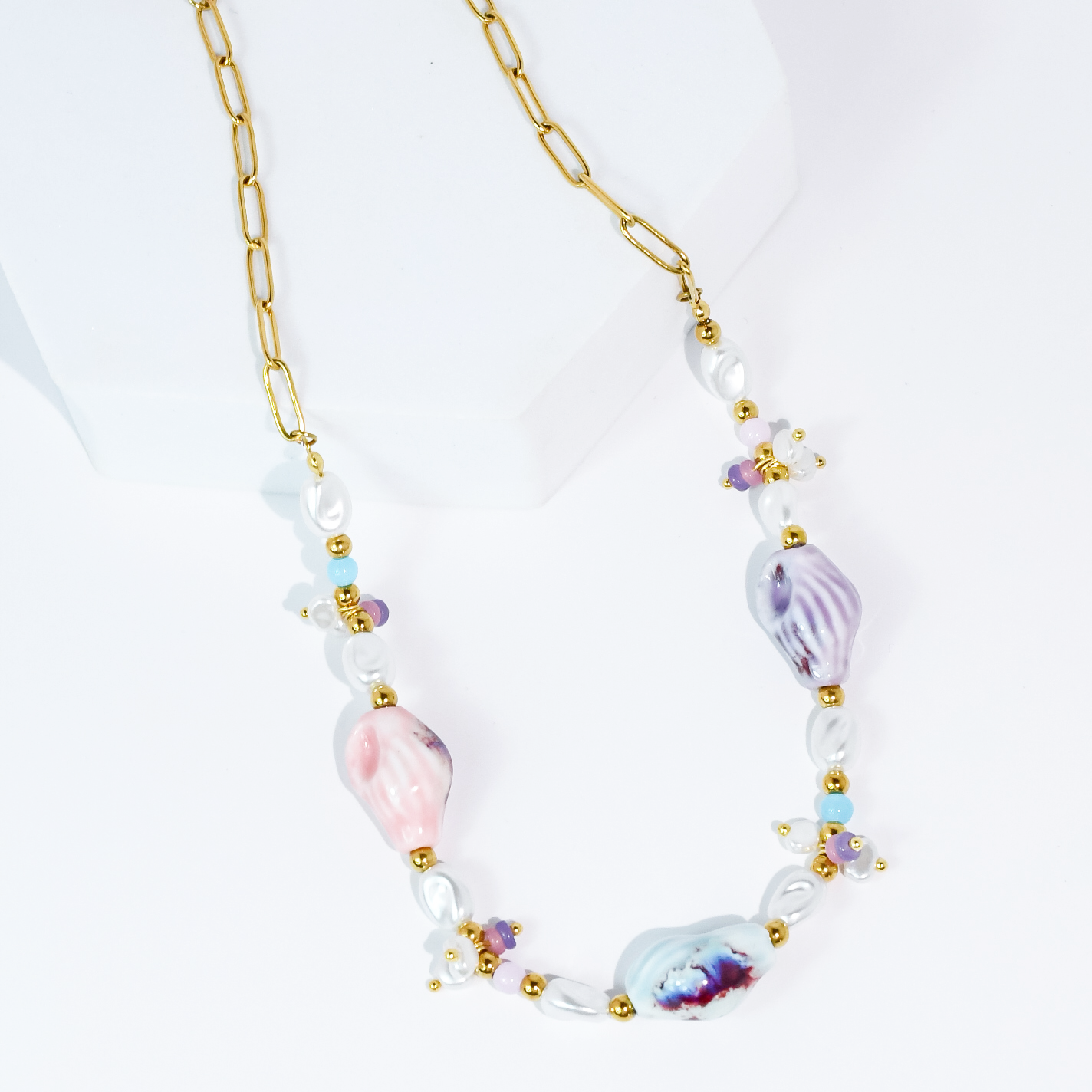 Pastel Paradise Beaded Necklace