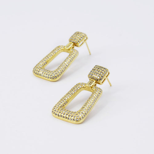 Pave Elegance Earrings R16