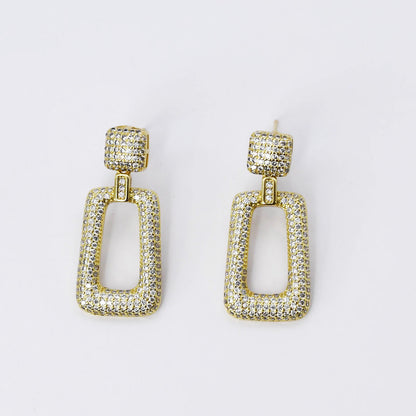 Pave Elegance Earrings R16