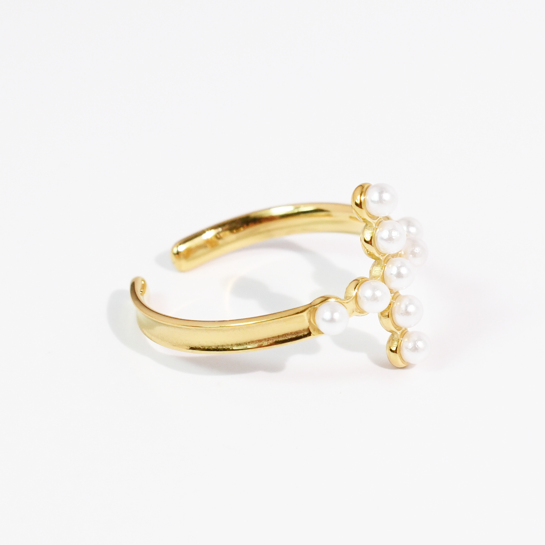 Pearl Cross Ring Waterproof