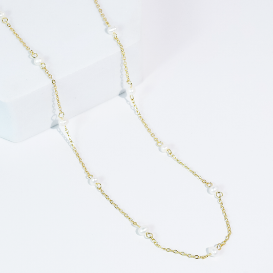 Floating Pearl Necklace
