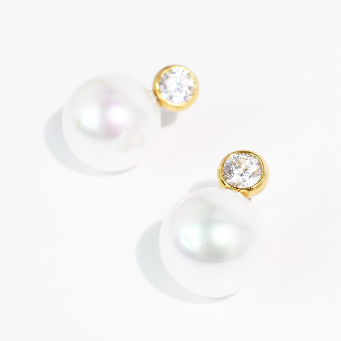Pearl & Sparkle Earrings