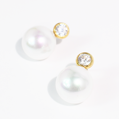 Pearl & Sparkle Earrings