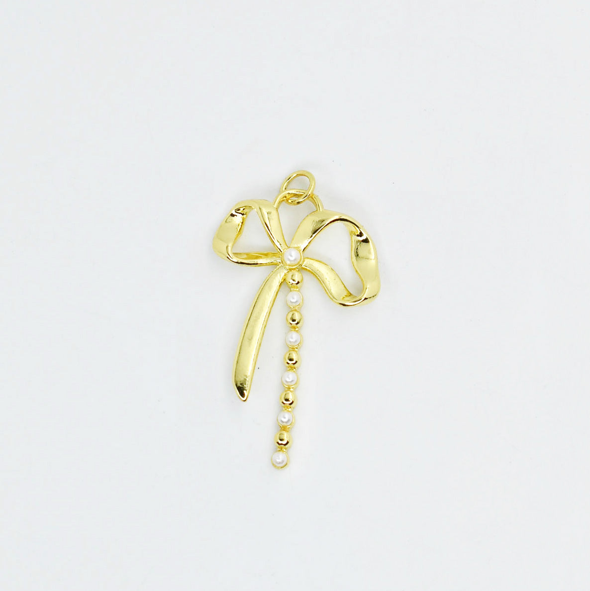 Pearly Bowknot Charm CH-31