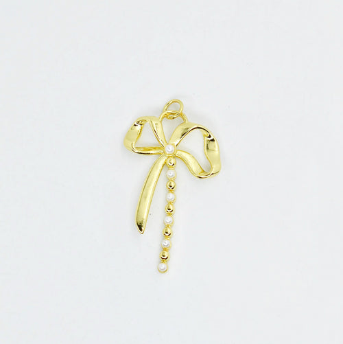 Pearly Bowknot Charm CH-31