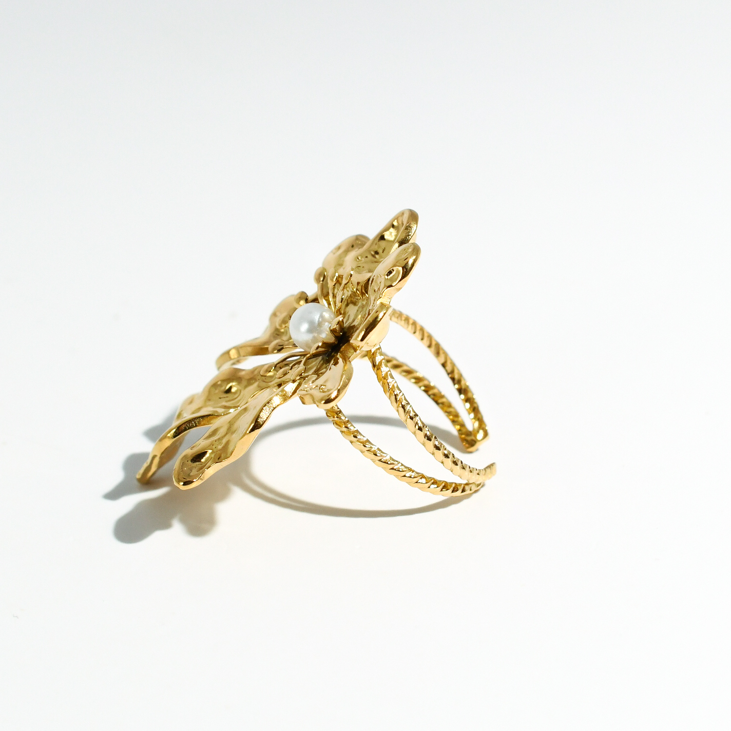 hypoallergenic ring, waterproof ring, tarnish free jewelry, boutique wholesale jewelry, dainty gold ring, gemstone statement ring, sparkly cubic zirconia ring, high quality jewelry gifts, elegant gold plated ring, trendy fashion ring, pastel gemstone ring