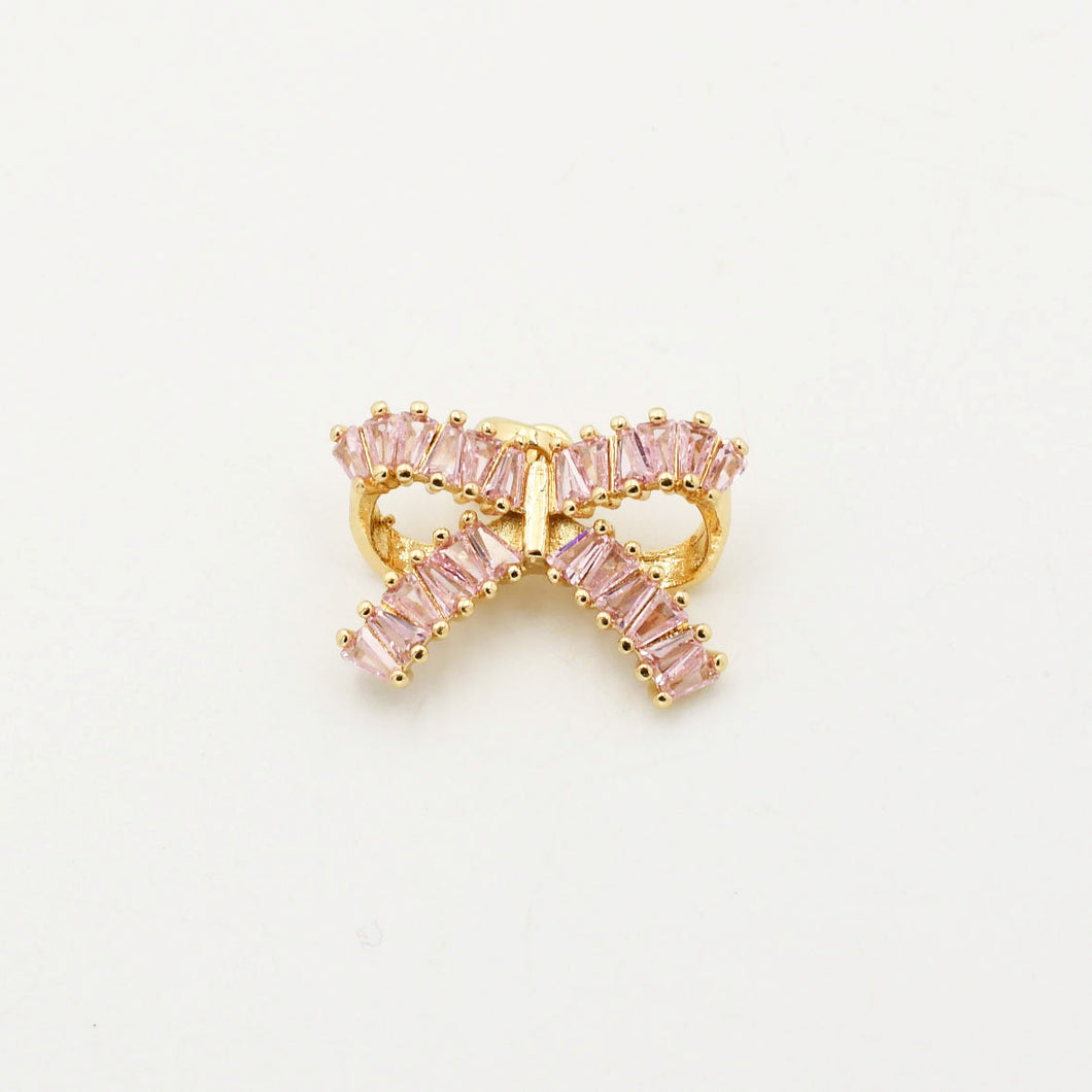Pink Bow Charm