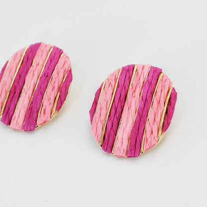 Pink Button Stud A47