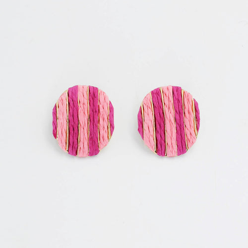 Pink Button Stud A47