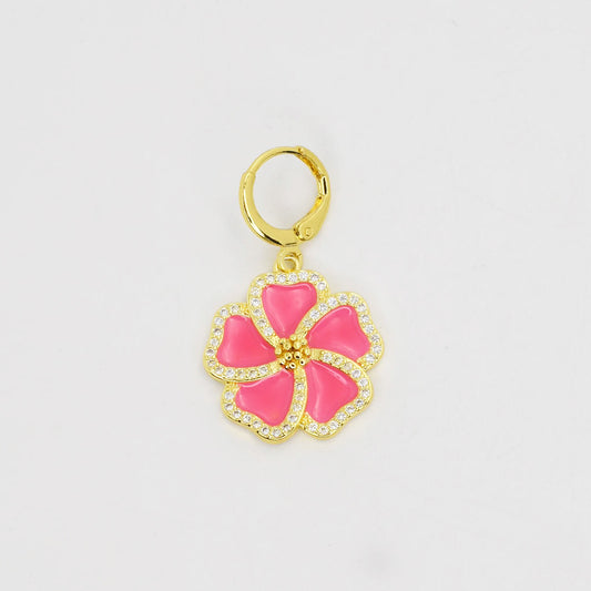 Pink Daisy Charm CH-106