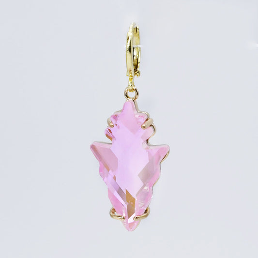 Pink Spike Stone Charm